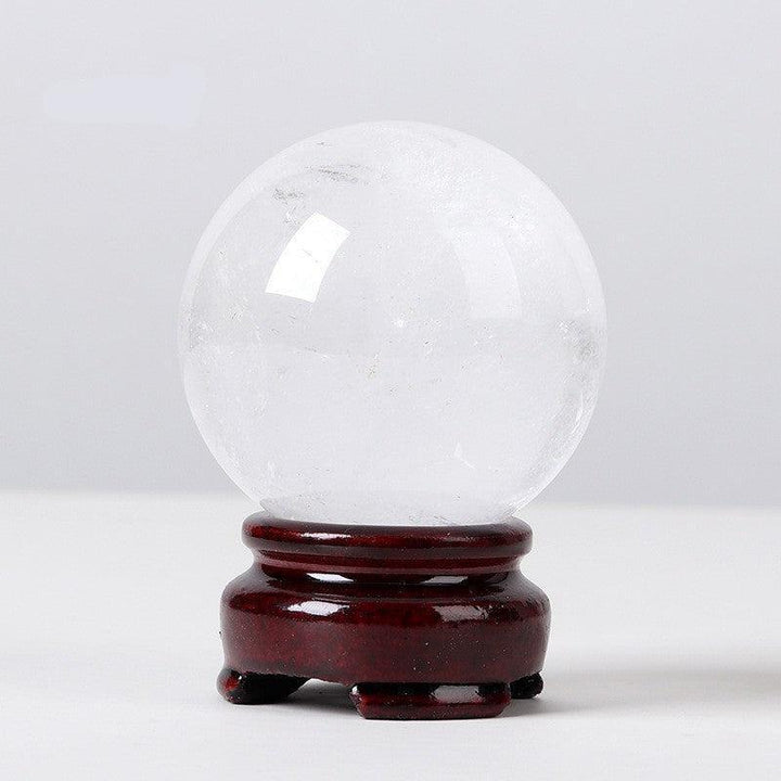 details of 5cm natural crystal ball ornament raw stone desktop crafts