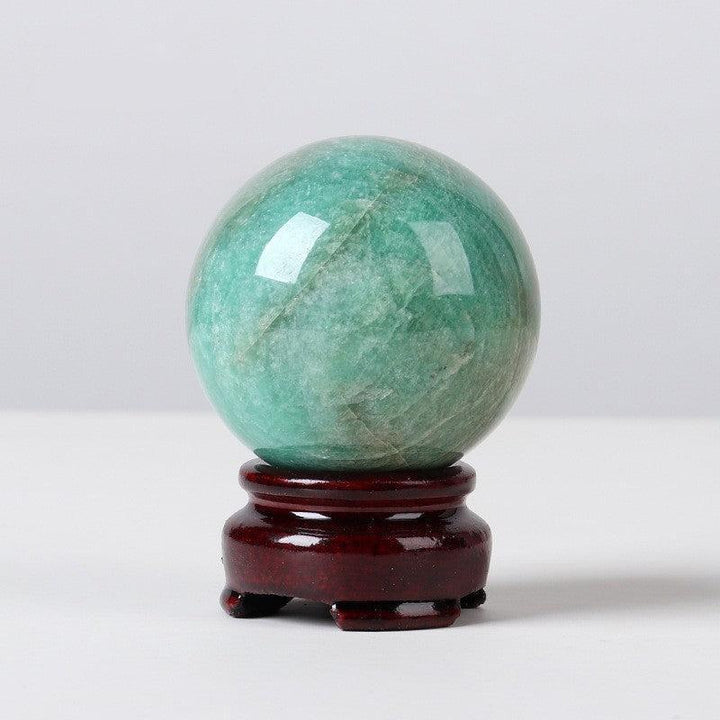 details of 5cm natural crystal ball ornament raw stone desktop crafts
