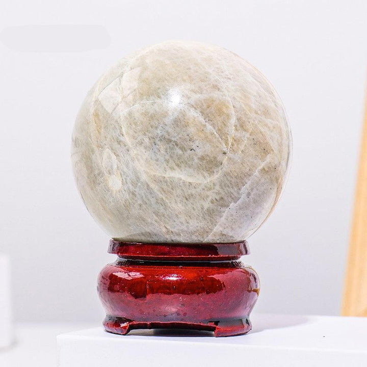 details of 5cm natural crystal ball ornament raw stone desktop crafts