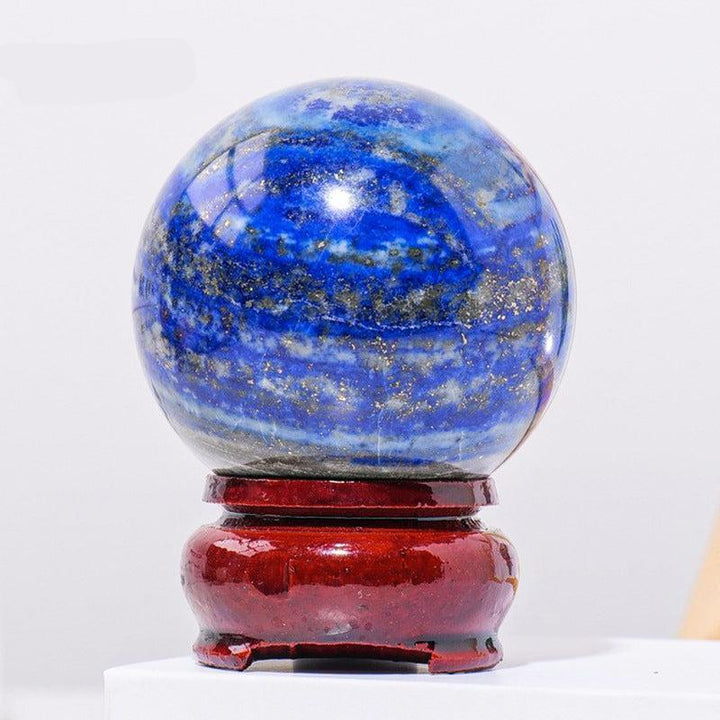 details of 5cm natural crystal ball ornament raw stone desktop crafts