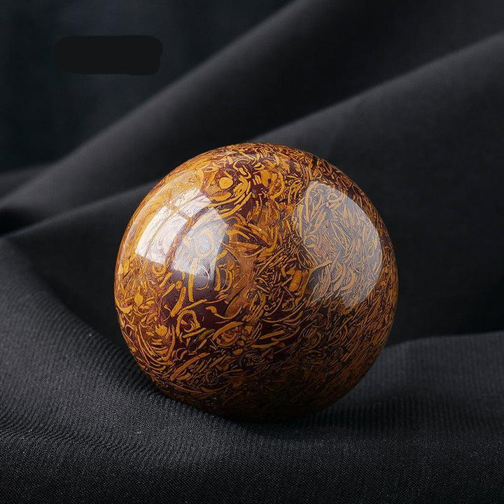 details of 5cm natural crystal ball ornament raw stone desktop crafts