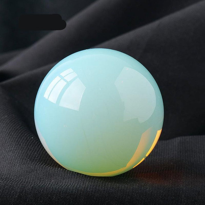 details of 5cm natural crystal ball ornament raw stone desktop crafts