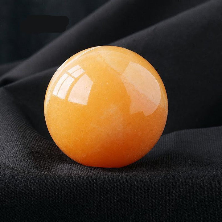 details of 5cm natural crystal ball ornament raw stone desktop crafts