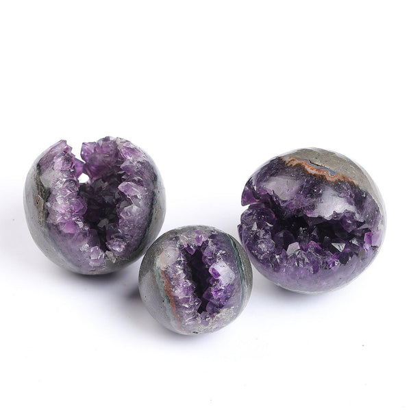 Natural Spherical Amethyst Cave Raw Amethyst Cluster
