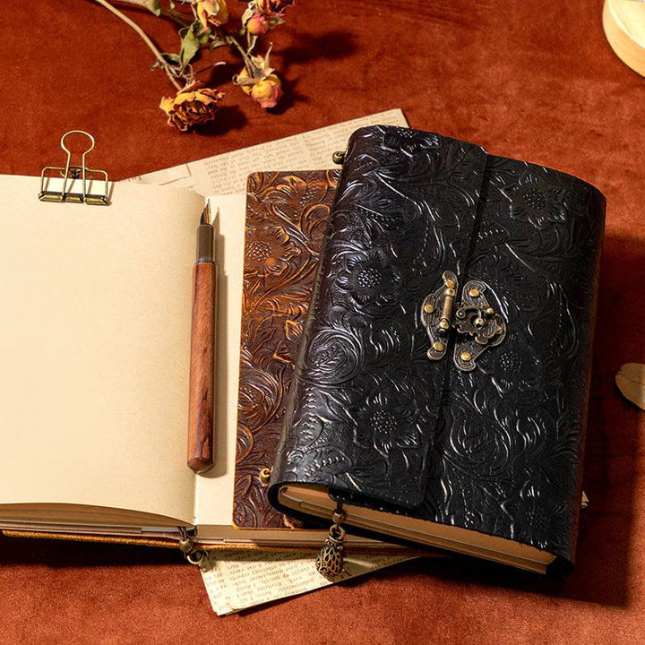 Vintage-Carved-Cowhide-Leather-Notebook-GothicStyle-3