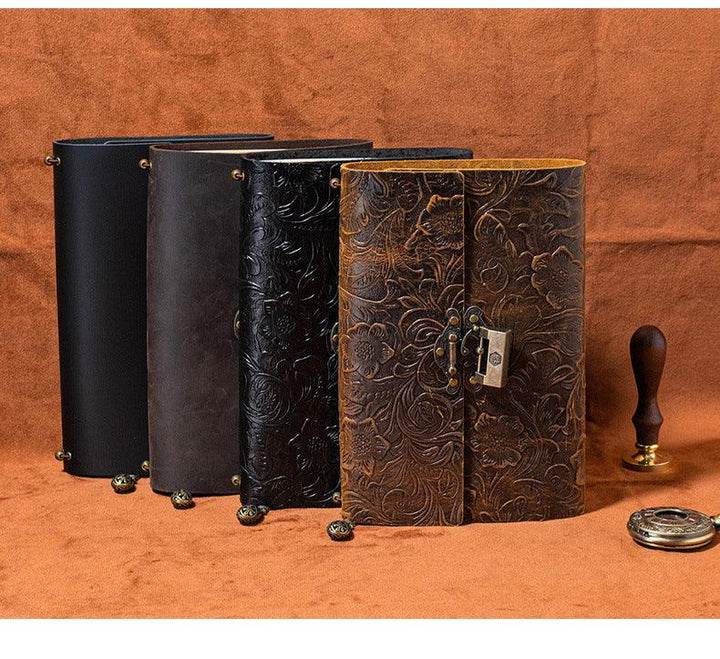 Vintage-Carved-Cowhide-Leather-Notebook-GothicStyle-8