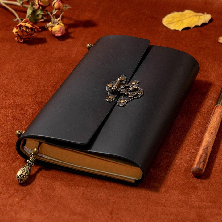 Vintage-Carved-Cowhide-Leather-Notebook-GothicStyle-Black-B