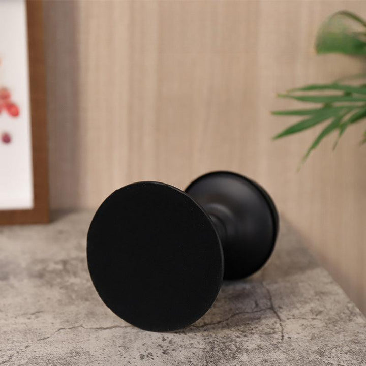 details of american gothic black vintage candle holder on the table