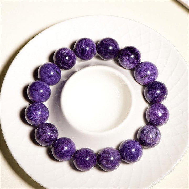 amethyst dragon crystal bead bracelet