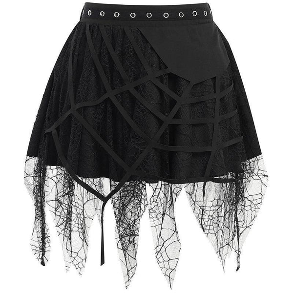 a black steampunk gothic half body dress