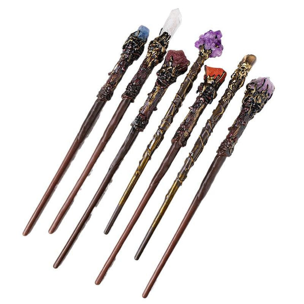 crystal magic wand wiccan vintage fairy wand