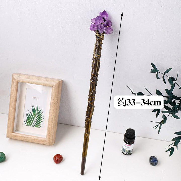 size of crystal magic wand wiccan vintage fairy wand