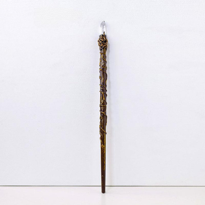 Clear Quartz crystal magic wand wiccan vintage fairy wand