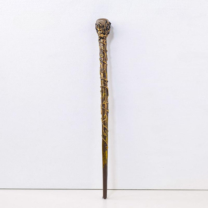 tea crystal magic wand wiccan vintage fairy wand