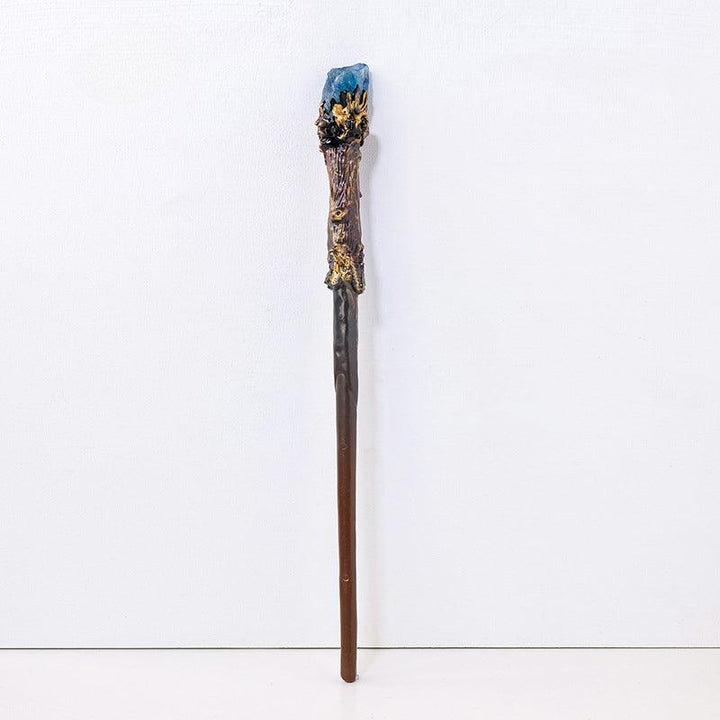 fluorite crystal magic wand wiccan vintage fairy wand