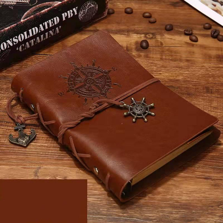 european-kraft-paper-pirate-book-notebook-brown