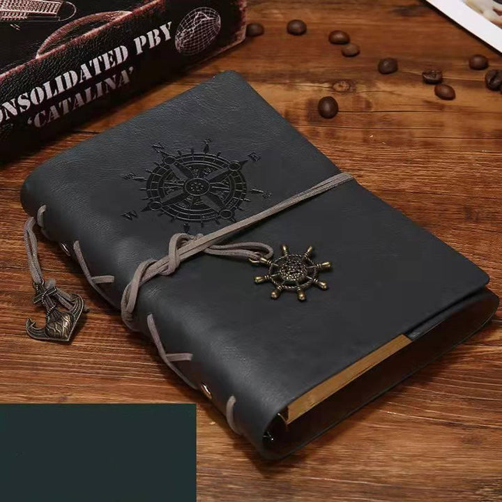 european-kraft-paper-pirate-book-notebook-grey
