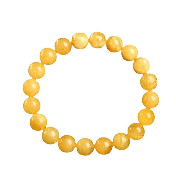 full honey amber bead bracelet