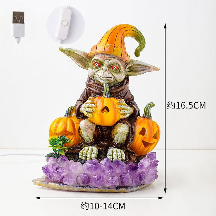halloween crystal night light ambient decorative lamp