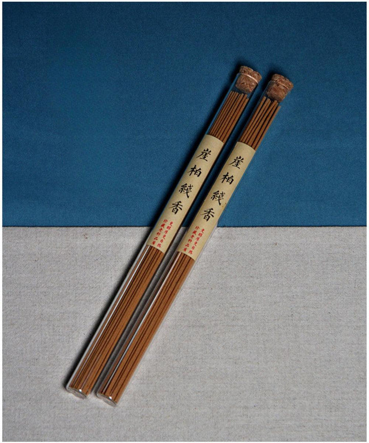 details of handmade sandalwood incense stickes witchcrafts herbs cleansing