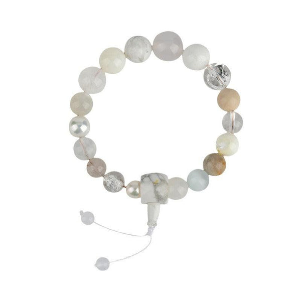 metal element bracelet five elements crystal feng shui bracelet