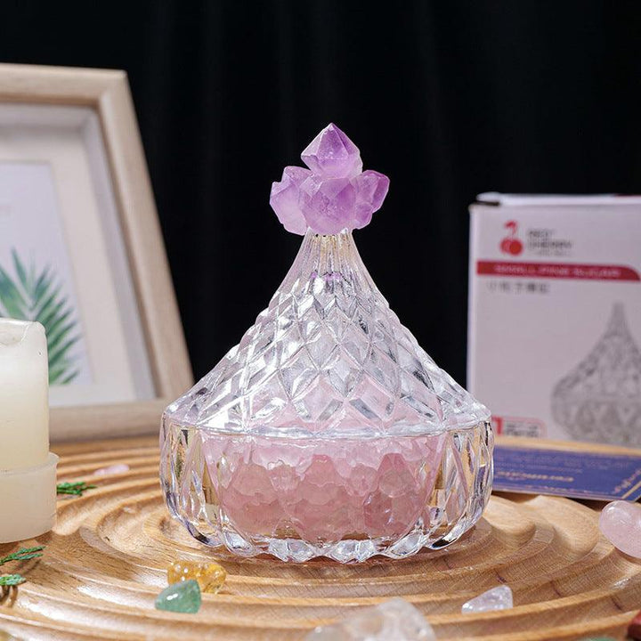 amethyst crystal cleansing bowl for energy purification