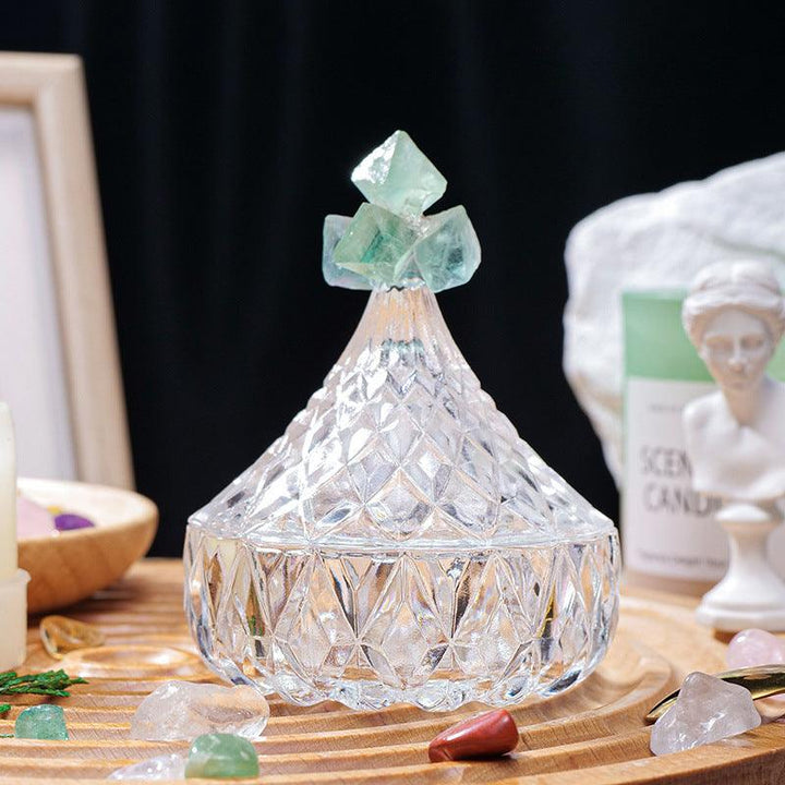 green fluorite crystal cleansing bowl for energy purification