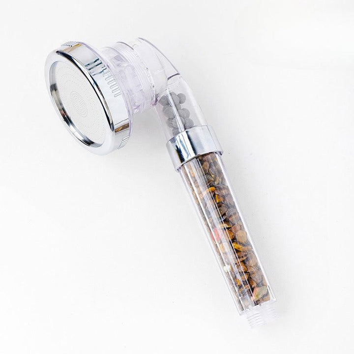 Tiger’s Eye crystal stone multi layer filter shower head