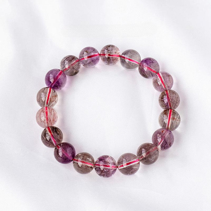 11mm super seven energy crystal beads bracelet