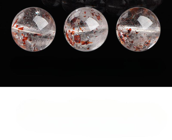 super seven strawberry quartz crystal beads bracelet