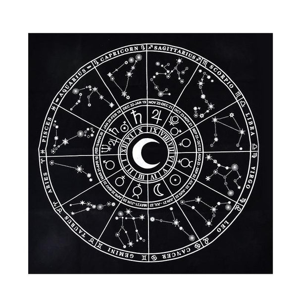 tarot altar black tablecloth witchcraft ritual supplies