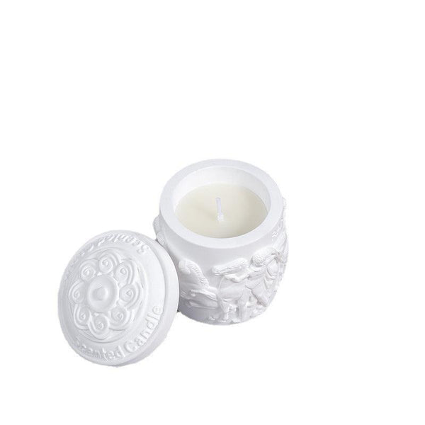 vintage statue plant wax plaster aromatherapy scented candles