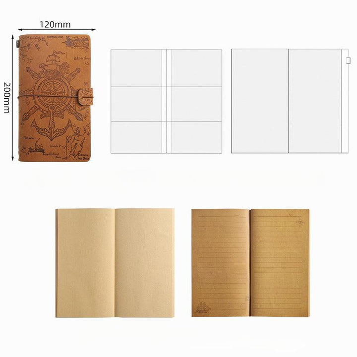 vintage-tied-handbook-set-kraft-notebook-brown