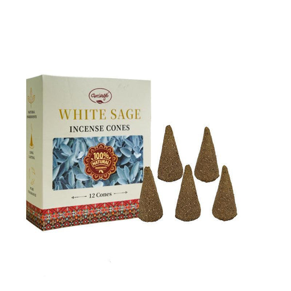 white sage incense cone stickes