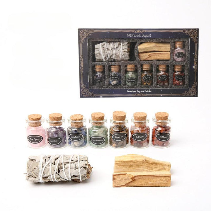 details of witchcraft kit altar supplier and tools crystal stones sets