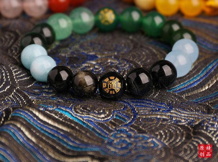 size of wood and water element bracelet five elements feng shui bracelet