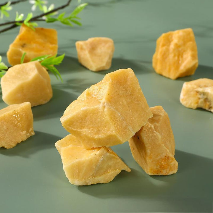 details of yellow aventurine raw gemstones aromatherapy demagnetizing stone