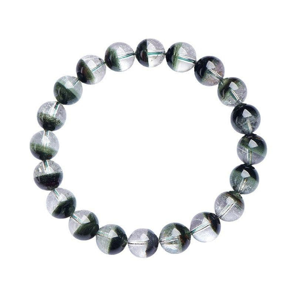 zambian green phantom prosperity beads crystal bracelet
