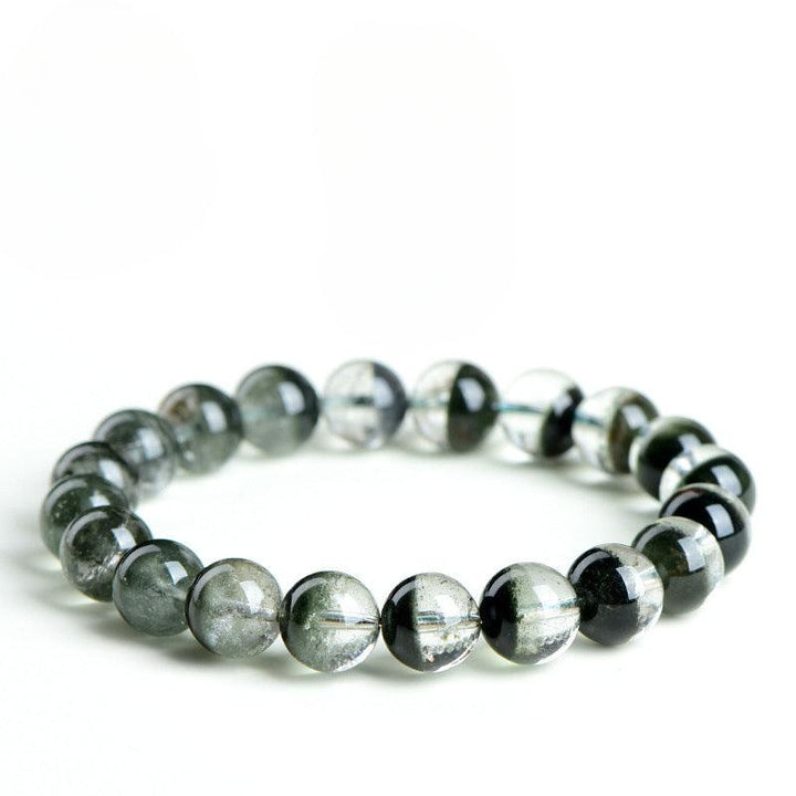 zambian green phantom prosperity beads crystal bracelet