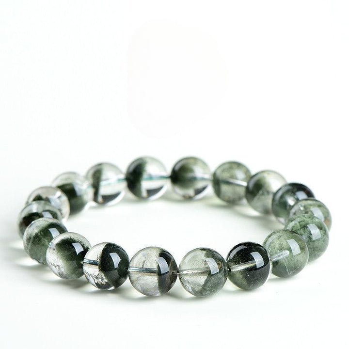 zambian green phantom prosperity beads crystal bracelet